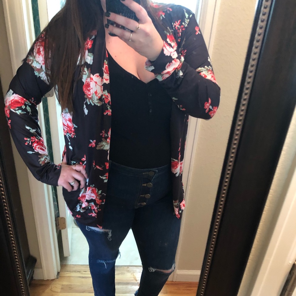Ecowish floral cardigan